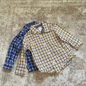 Set of button-up shirts